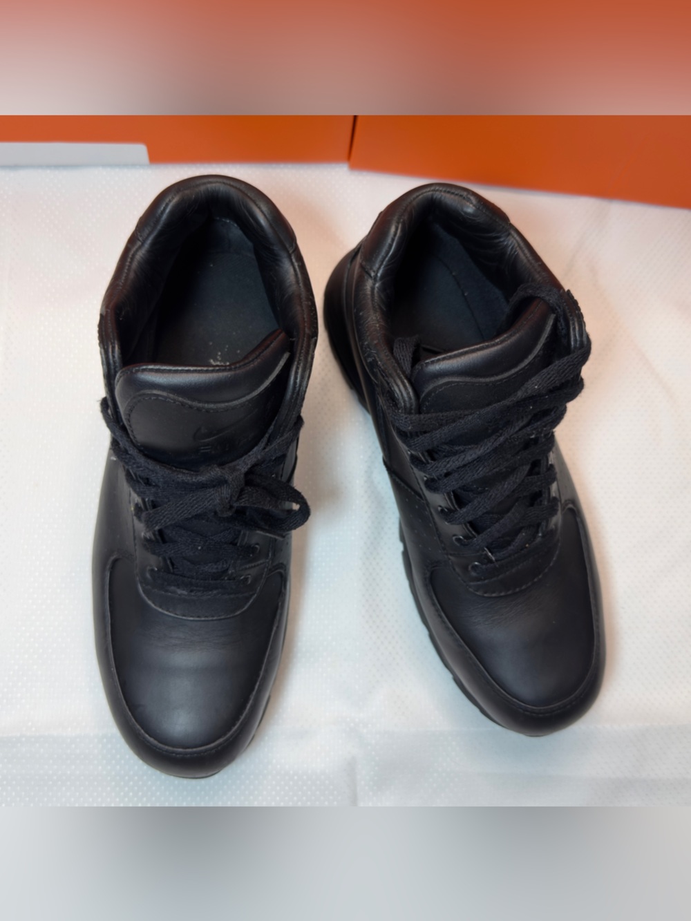Nike ACG Air Max Goadome Black Leather Waterproof Boots Men’s Size 10 865031-009 - Picture 4 of 13
